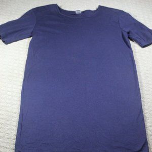 Lands' End Size 6-8 Navy Blue Ponte Dress - LIKE NEW